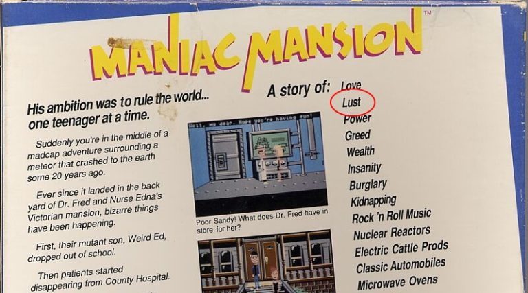 Fundgrube: Toys R Us Insolvenz wegen Bann gegen Maniac Mansion?